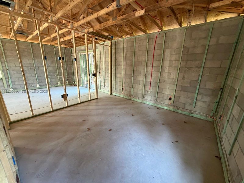 In-progress construction of a new home in , Fort Myers, FL (Image 18).