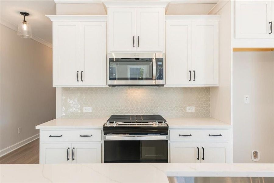 Furnished interior view inside a new home in Bluffs at Bells Ferry, Marietta (Image 6).