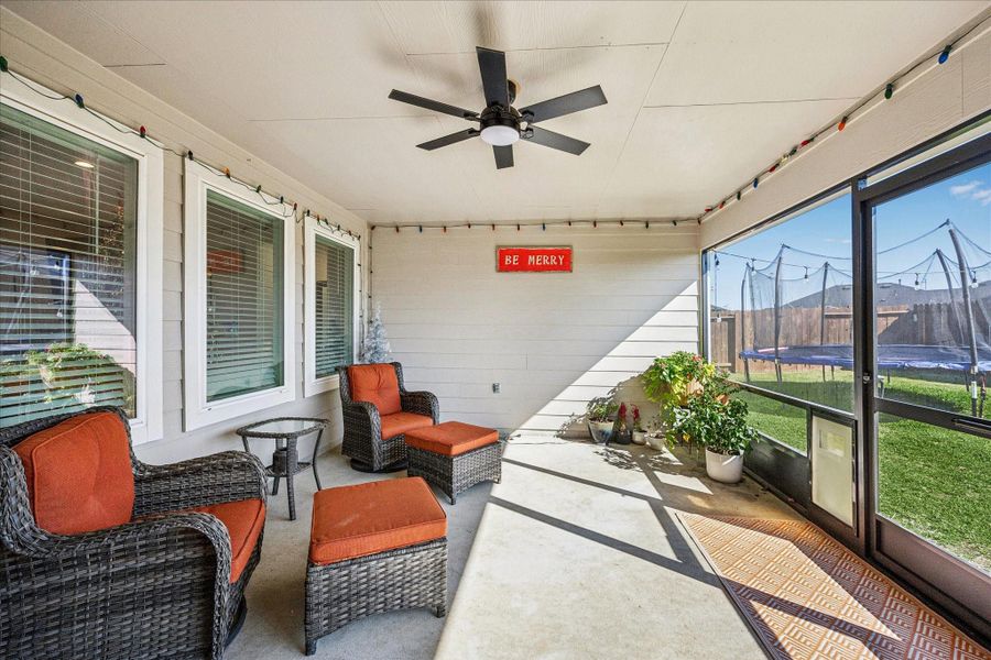 Exterior details and patio area of a home in Tamarron, Fulshear (Image 3). Exterior details and patio area of a home in Tamarron, Fulshear (Image 3).
