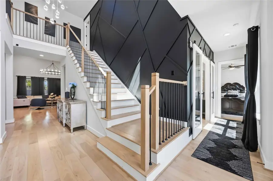 Furnished interior view inside a new home in Artavia, Conroe (Image 9).