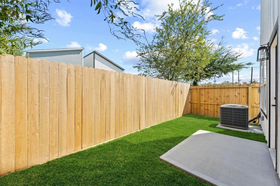 Exterior details and patio area of a home in , Houston (Image 19). Exterior details and patio area of a home in , Houston (Image 19).