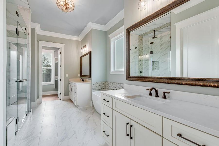 Furnished interior view inside a new home in , Gainesville (Image 16).