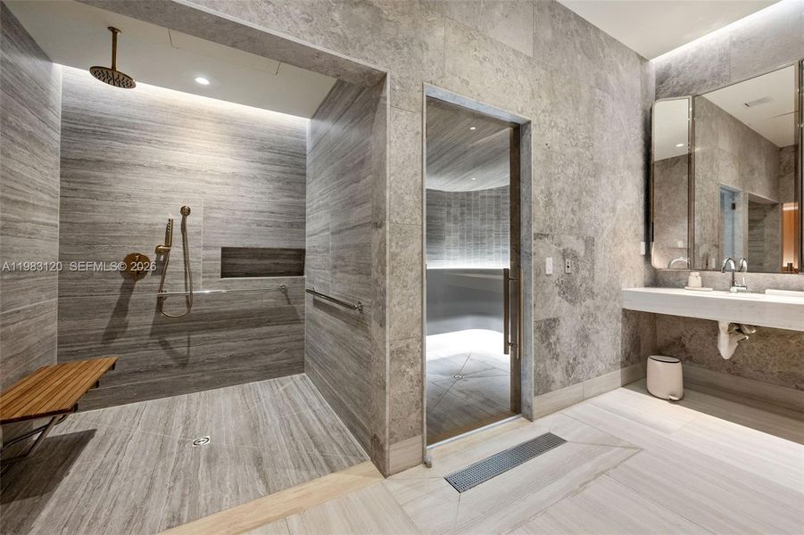 Furnished interior view inside a new home in , Miami (Image 35).