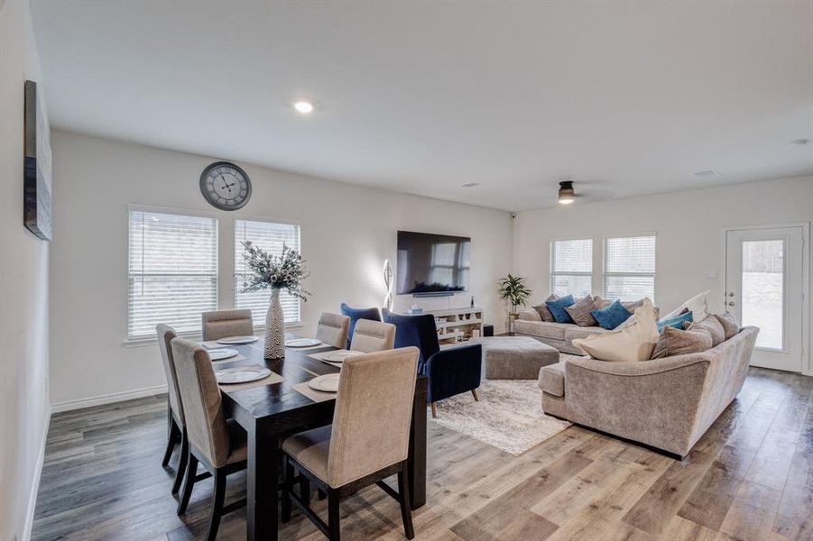 Furnished interior view inside a new home in , Aubrey (Image 7). Furnished interior view inside a new home in , Aubrey (Image 7).