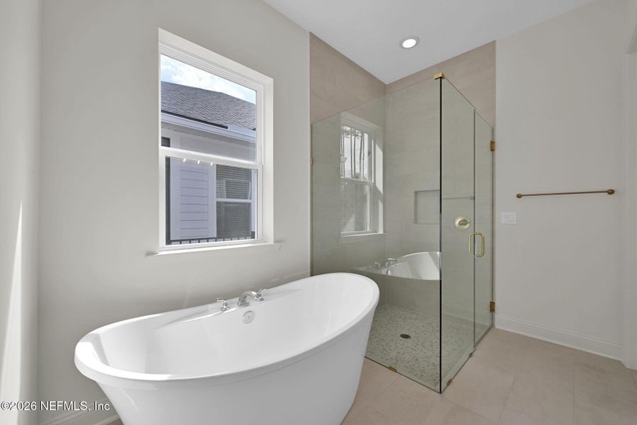 Furnished interior view inside a new home in Amelia National Country Club, Fernandina Beach (Image 9).