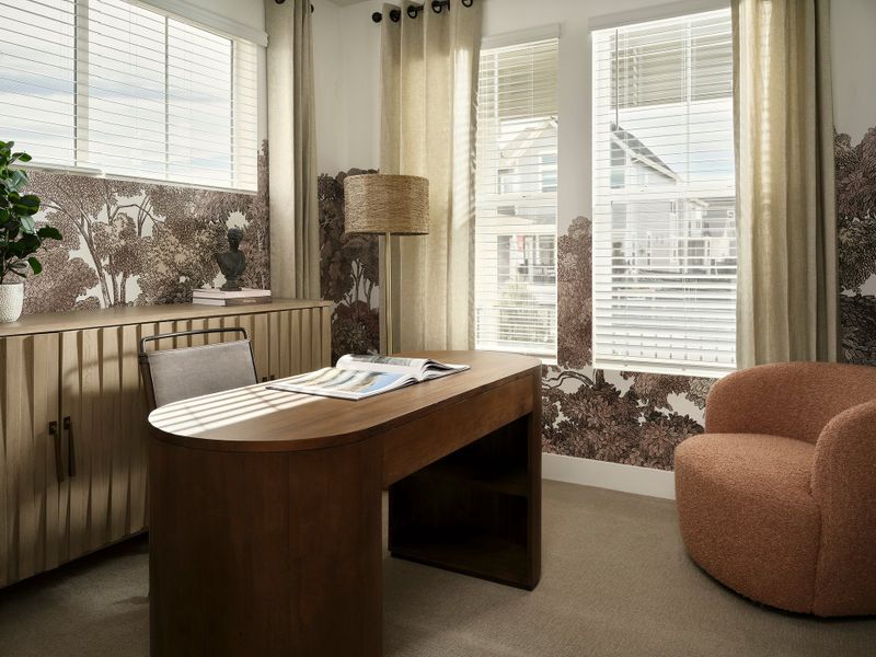 Furnished interior view inside a new home in Barefoot, Firestone (Image 14).