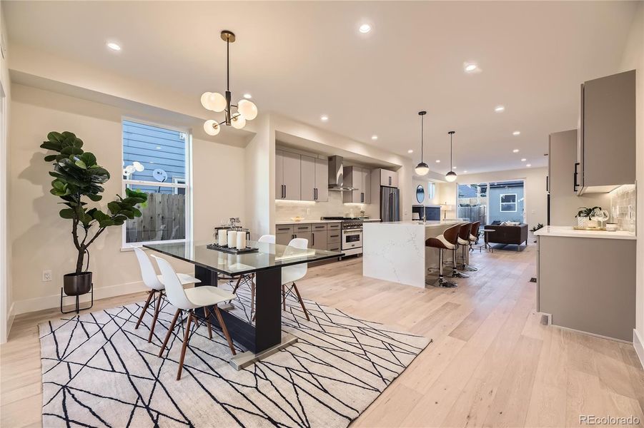 Furnished interior view inside a new home in , Denver (Image 12). Furnished interior view inside a new home in , Denver (Image 12).