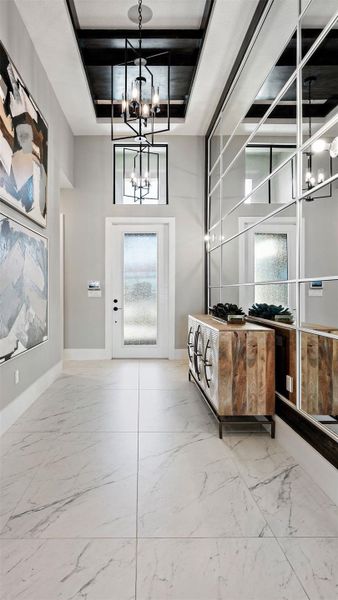 Furnished interior view inside a new home in Cresswind Palm Beach at Westlake, Westlake (Image 37).