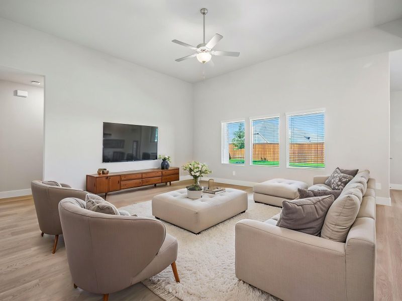 Furnished interior view inside a new home in Lakehaven - Premier Series, Farmersville (Image 6).