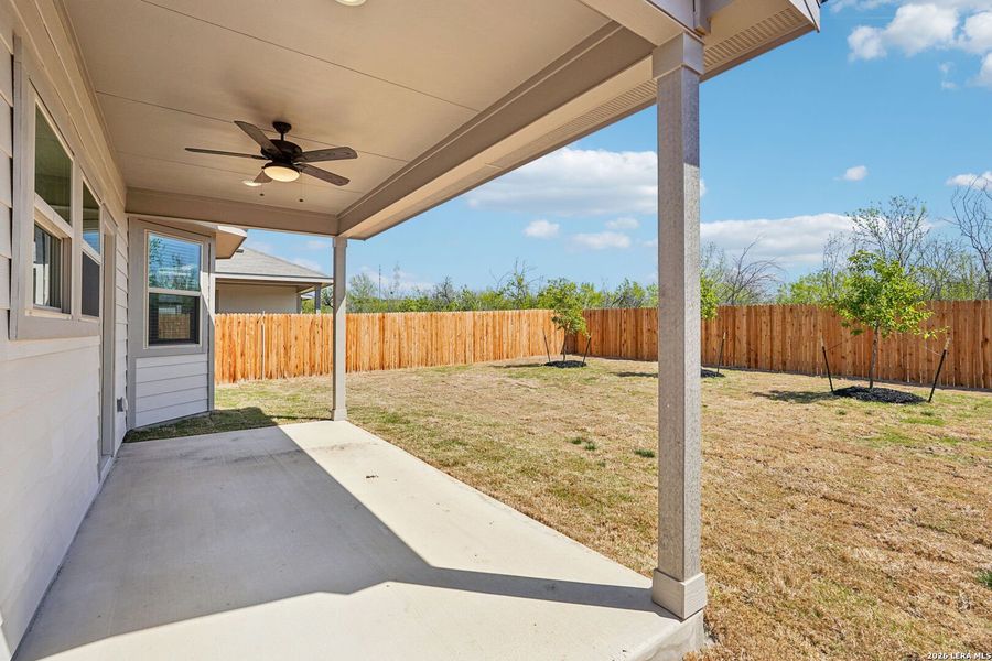 Exterior details and patio area of a home in Remington Ranch, San Antonio (Image 27). Exterior details and patio area of a home in Remington Ranch, San Antonio (Image 27).