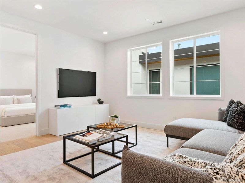 Furnished interior view inside a new home in , Denver (Image 12).