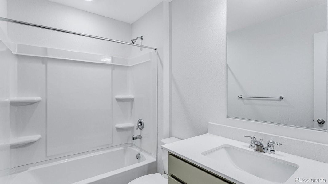 Furnished interior view inside a new home in Revere at Johnstown, Johnstown (Image 15). Furnished interior view inside a new home in Revere at Johnstown, Johnstown (Image 15).