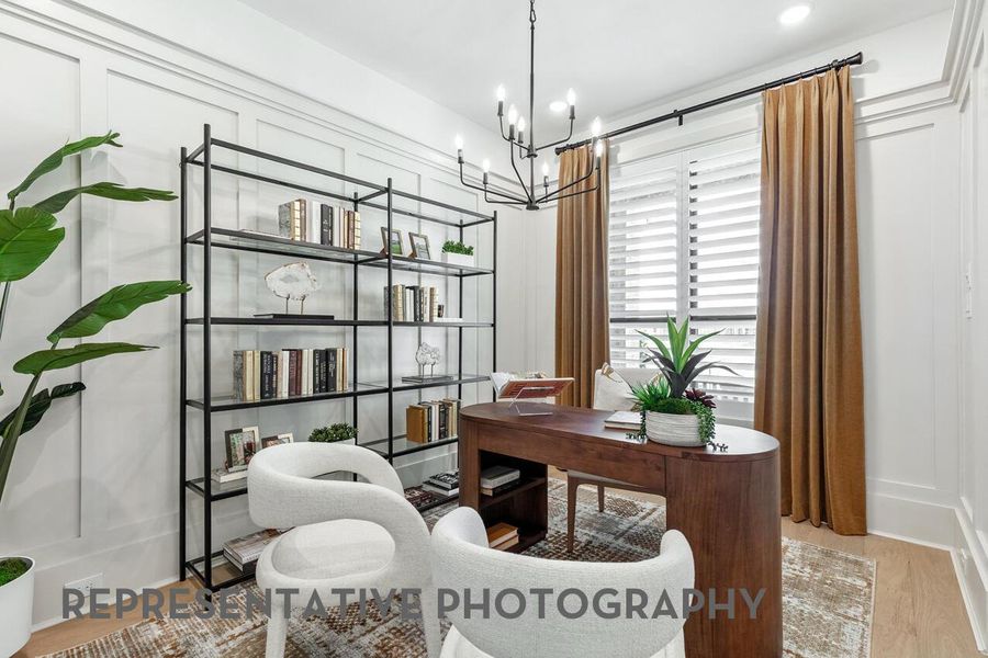 Furnished interior view inside a new home in Parkside On The River, Georgetown (Image 12).