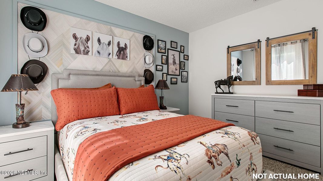 Furnished interior view inside a new home in Copes Landing, Jacksonville (Image 32).