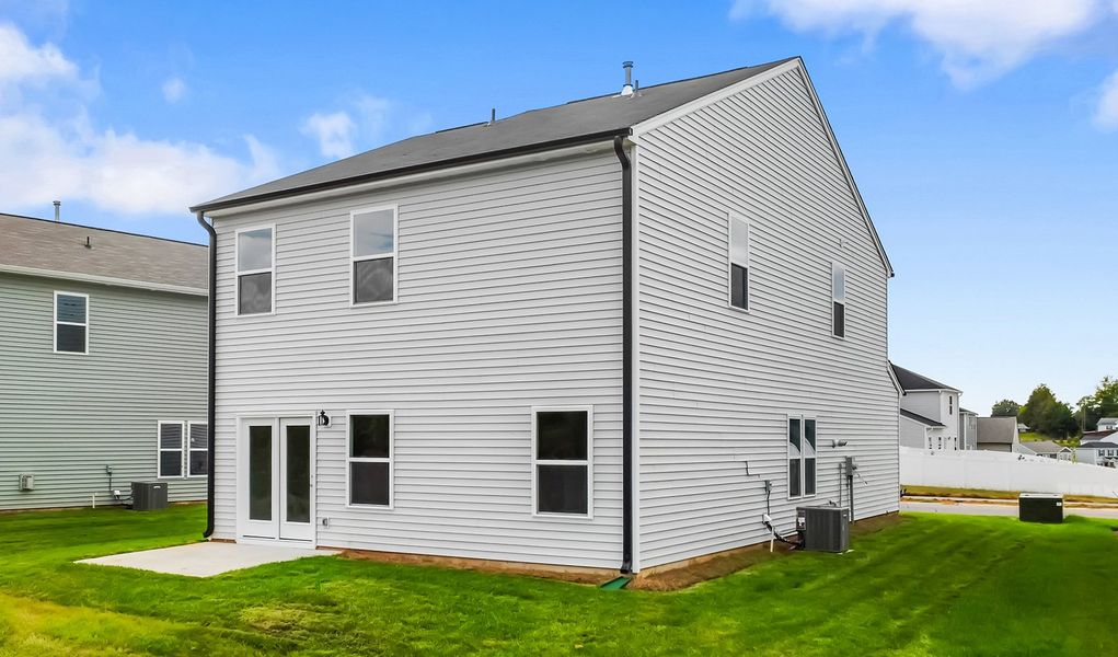Exterior details and patio area of a home in Bell West, Kernersville (Image 3).
