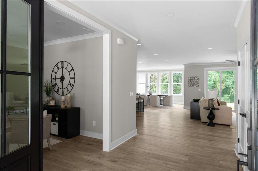 Furnished interior view inside a new home in , Lilburn (Image 29).