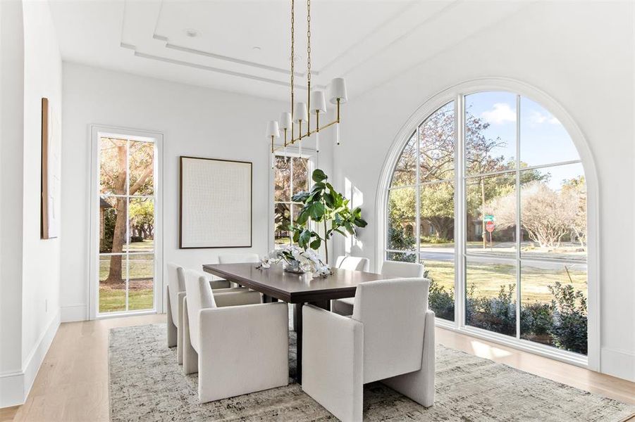 Furnished interior view inside a new home in , Dallas (Image 6).