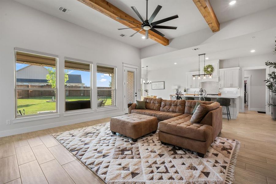 Furnished interior view inside a new home in Pecan Plantation, Granbury (Image 12).