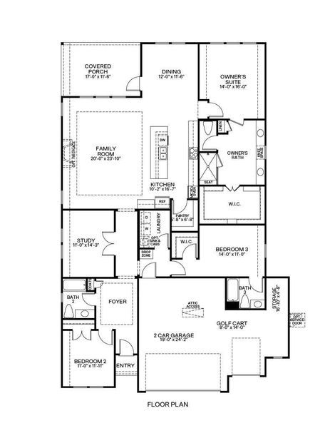 2D floor plan layout of this home in Chambers Creek, Willis, TX (Image 4).