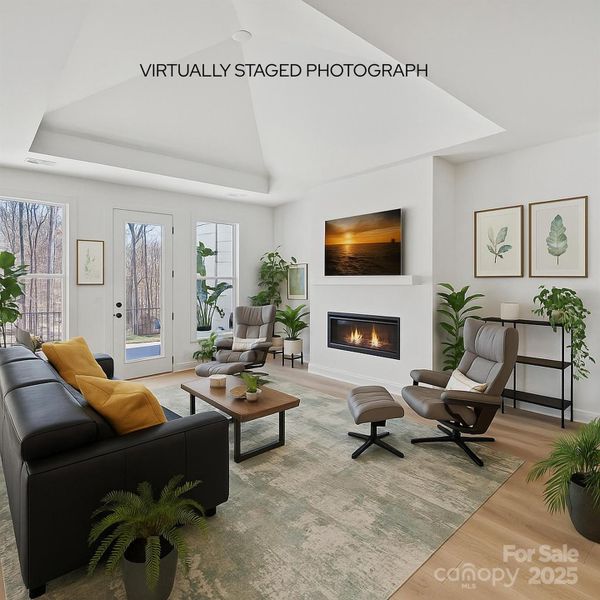 VIRTUALLY STAGED LIVING ROOM