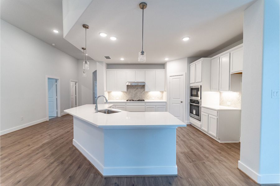 Furnished interior view inside a new home in Sunfield, Buda (Image 6).