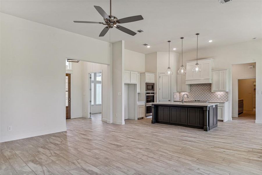 View of Kitchen and Family Room