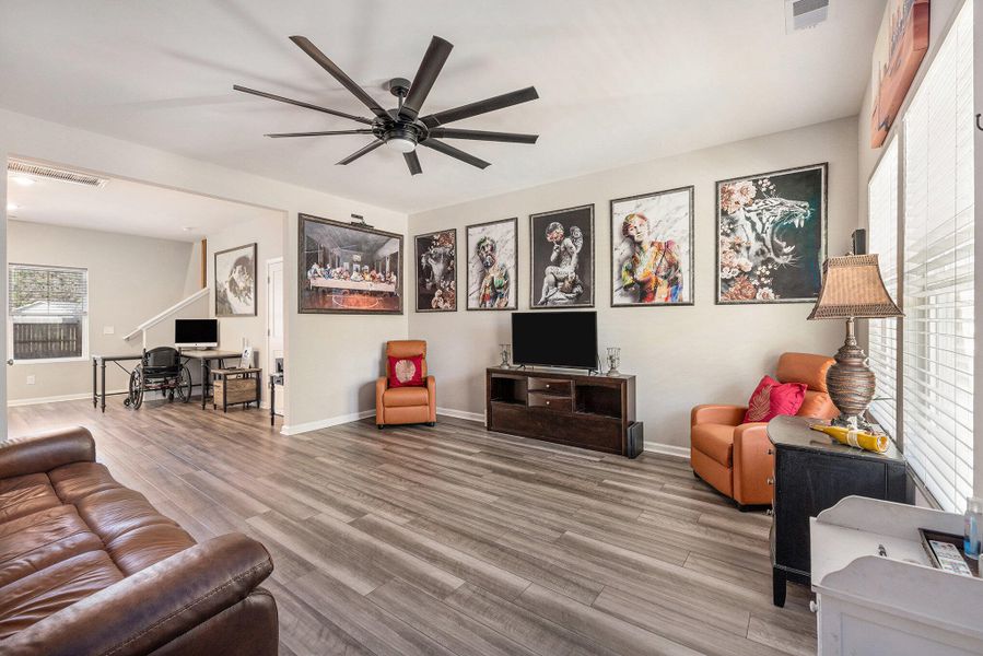 Furnished interior view inside a new home in , North Charleston (Image 3).