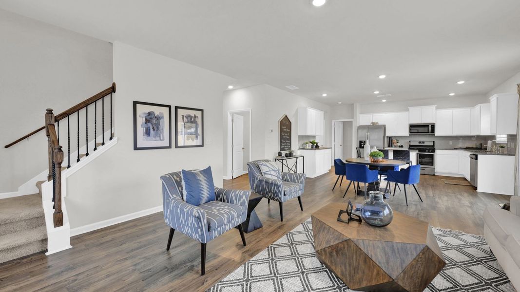 Furnished interior view inside a new home in Sweet Briar, Ooltewah (Image 27).