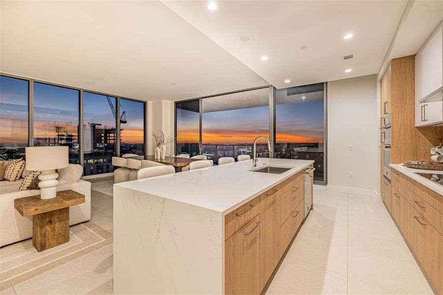 Furnished interior view inside a new home in , St. Petersburg (Image 39).