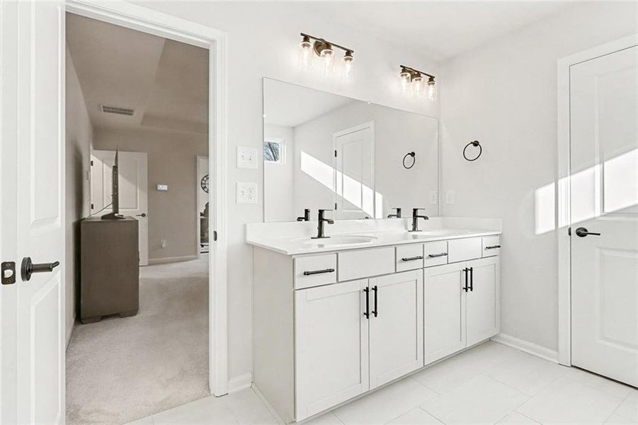 Furnished interior view inside a new home in Pinebrook at Hamilton Mill, Auburn (Image 35). Furnished interior view inside a new home in Pinebrook at Hamilton Mill, Auburn (Image 35).