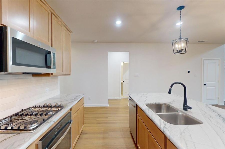 Furnished interior view inside a new home in Lilybrooke at Legacy Hills, Celina (Image 7). Furnished interior view inside a new home in Lilybrooke at Legacy Hills, Celina (Image 7).