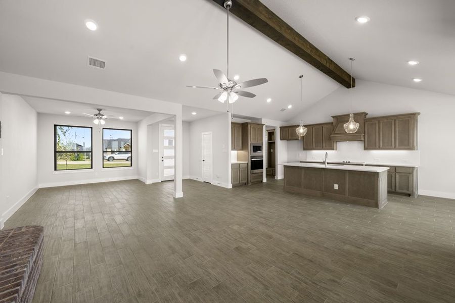 Front exterior of a new home in Carrera Ranch, Waxahachie, TX, highlighting curb appeal (Image 7).