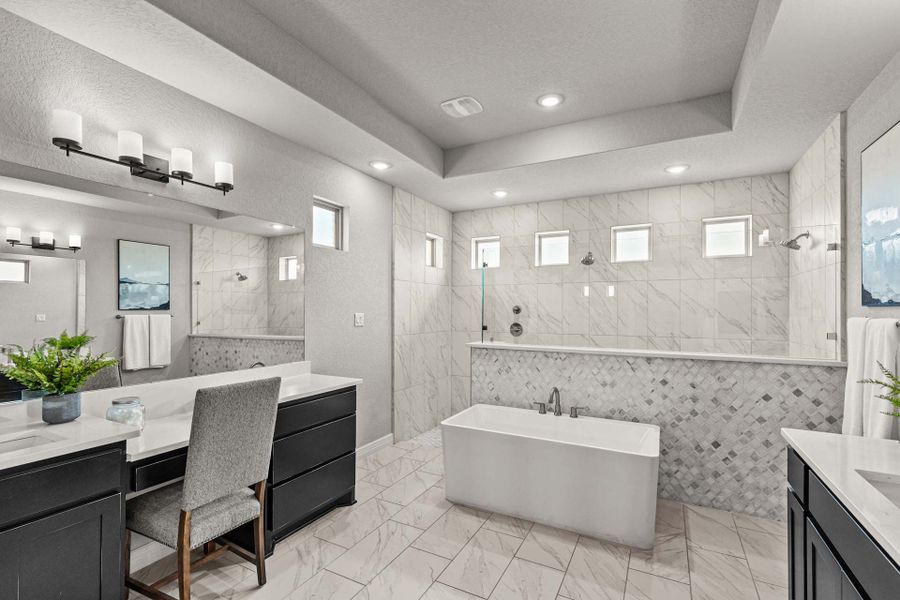 Representative furnished interior of a home built from the The Summerlin A by Davidson Homes LLC in Potranco Oaks, Castroville (Image 25).