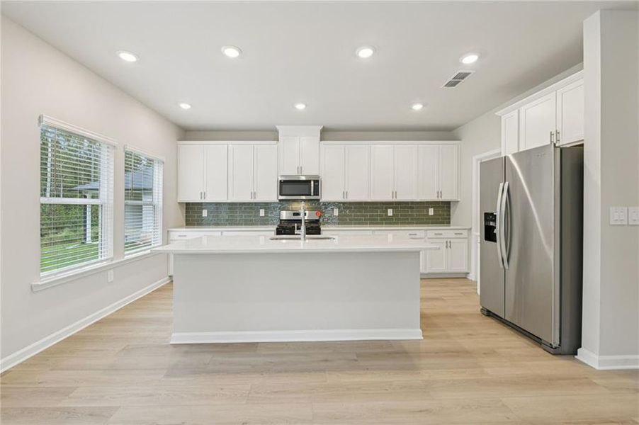 Furnished interior view inside a new home in Preserve at Mountain Creek, Pendergrass (Image 11).