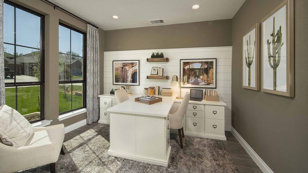 Furnished interior view inside a new home in Santa Rita Ranch - Eldorado, Liberty Hill (Image 8).