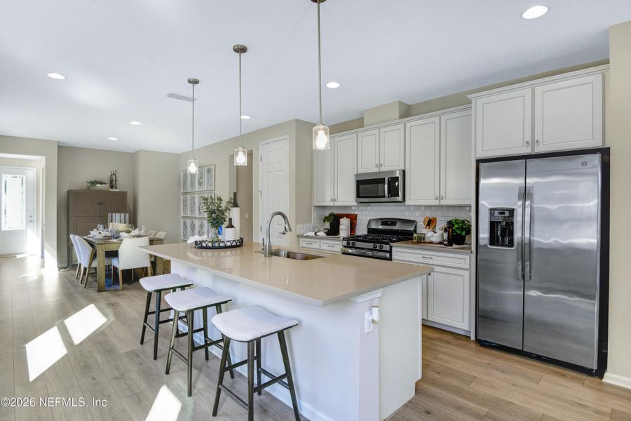 Furnished interior view inside a new home in , Jacksonville (Image 11).