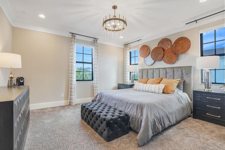Furnished interior view inside a new home in Alton, Palm Beach Gardens (Image 7).