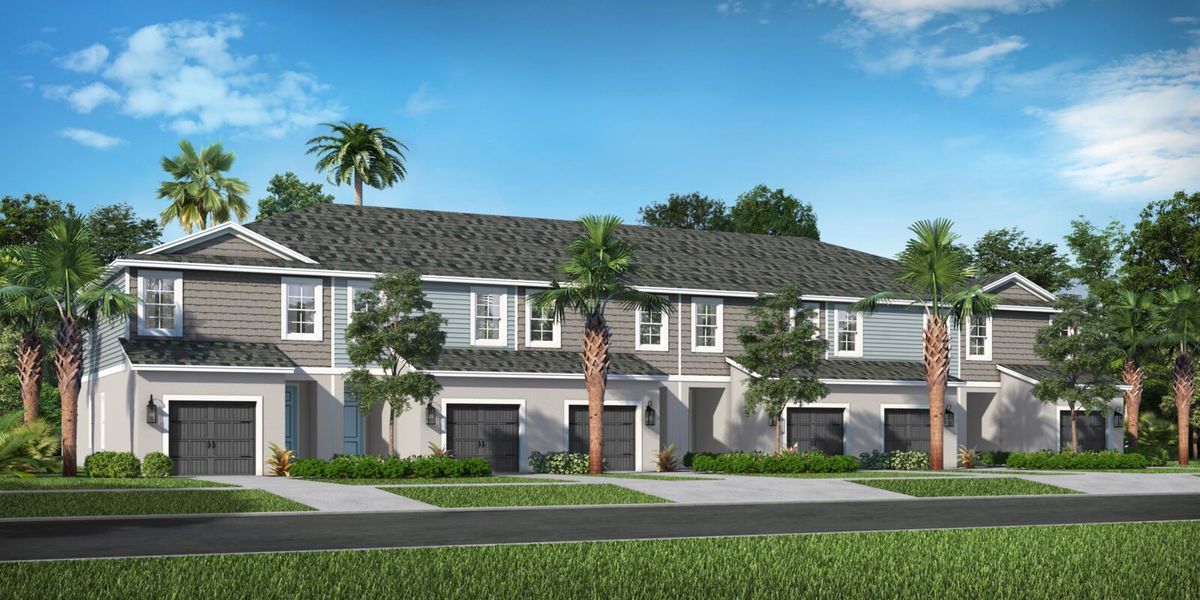 Representative exterior photo of a completed home built from the Morgan by Neal Communities in Grand Park, Sarasota, FL (Image 23).