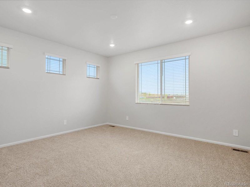 Spacious, unfurnished interior of a new home in Buffalo Highlands: The Canyon Collection, Commerce City (Image 20). Spacious, unfurnished interior of a new home in Buffalo Highlands: The Canyon Collection, Commerce City (Image 20).