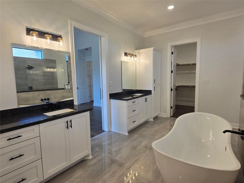 Furnished interior view inside a new home in , Brenham (Image 11).