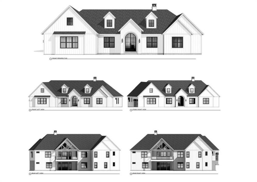Exterior rendering of this home design in , Ball Ground, GA (Image 4).