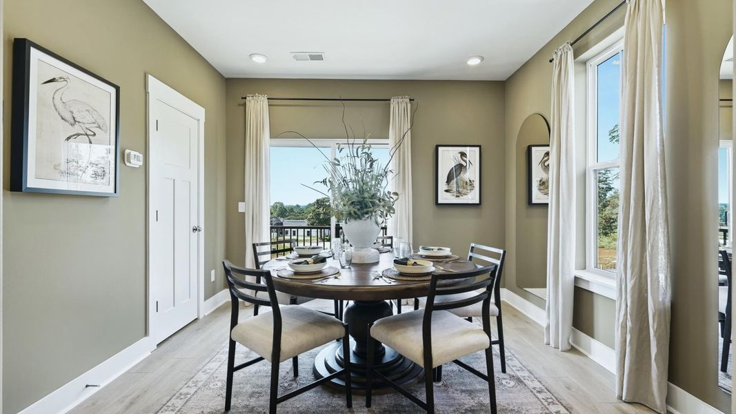 Furnished interior view inside a new home in Traynham Place, Greenville (Image 35).