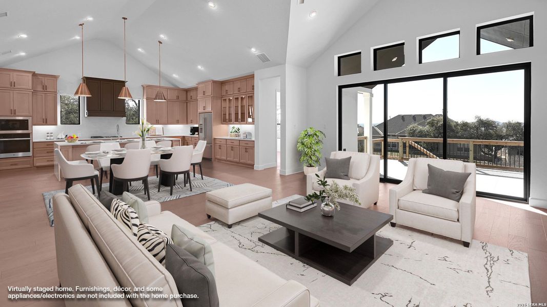 Furnished interior view inside a new home in Johnson Ranch, Bulverde (Image 13).