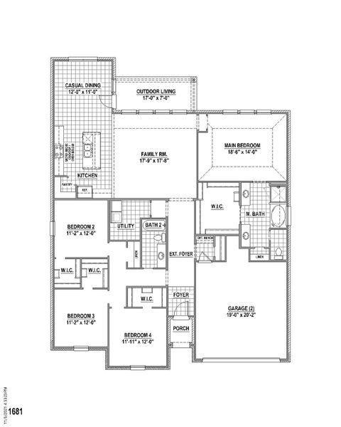 Plan 1681 1st Floor