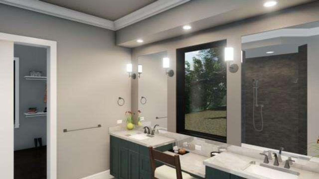 Furnished interior view inside a new home in , Gainesville (Image 3).