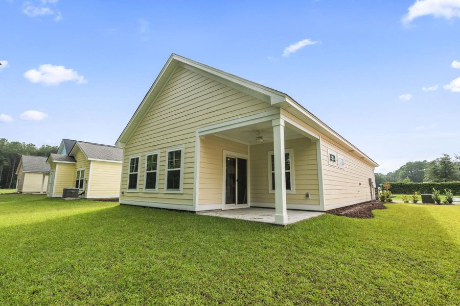 Exterior details and patio area of a home in White Oak Estates, Conway (Image 22).