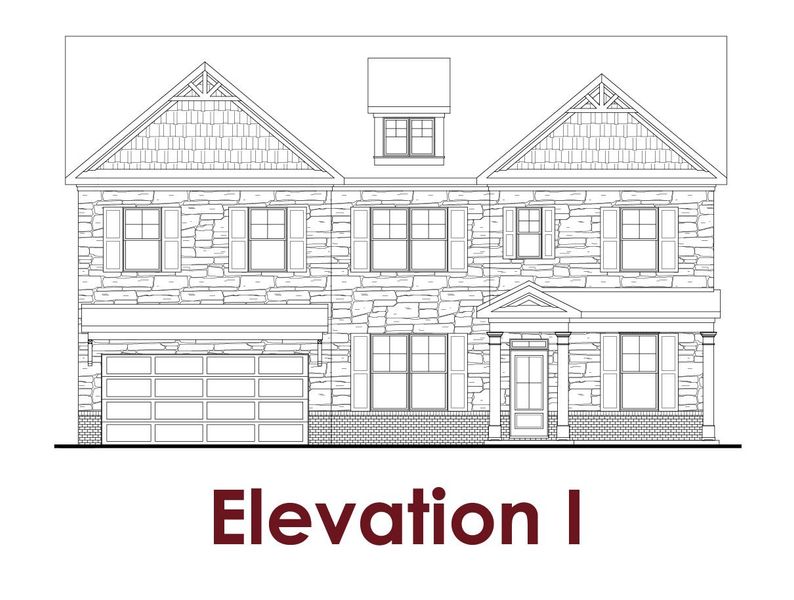 Representative rendering of the exterior for the Rosewood by Chafin Communities (Image 7).