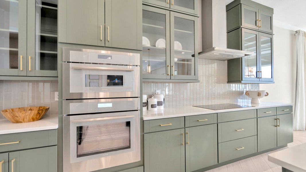 The Kitchen of another Grand Sabal Model which is available at Serengeti.