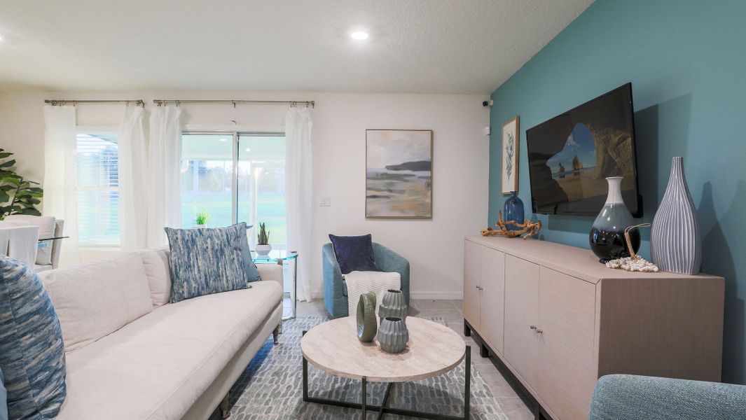 Representative furnished interior of a home built from the Iris by Maronda Homes in Labelle, Labelle (Image 12).