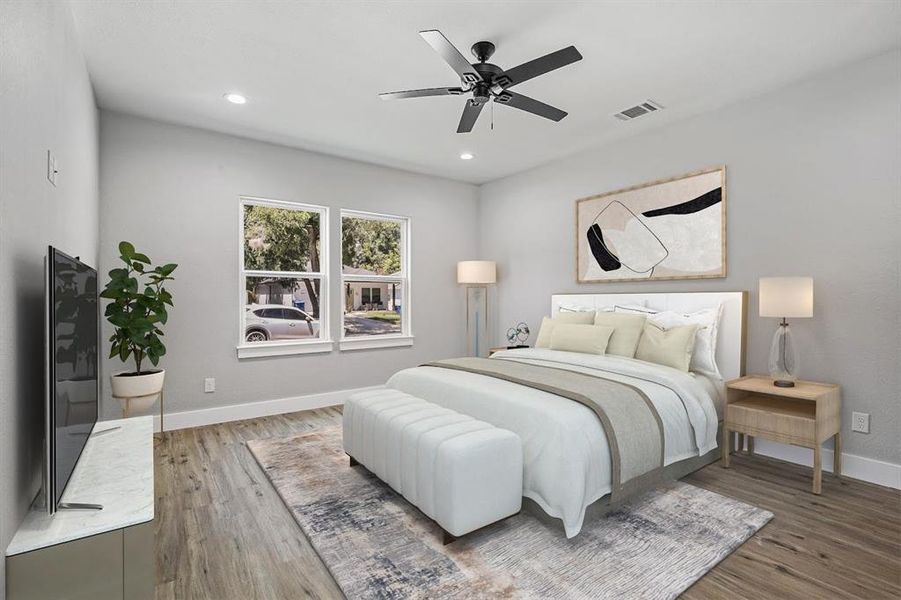 Furnished interior view inside a new home in , Denison (Image 6).